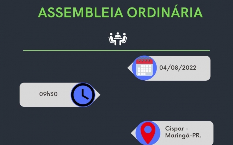 Convocação para Assembleia Geral Ordinária