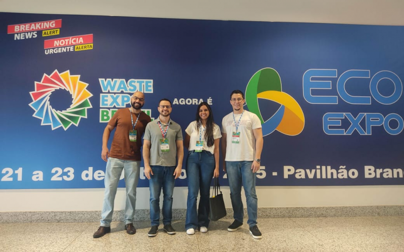 Equipe do Cispar presente na WASTE EXPO BRASIL 2024